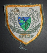Insigne tissu 10e cjf - insigne,
