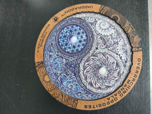 Puzzle bois mandala - puzzle,