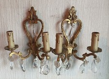 Paire d'appliques en bronze