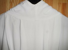 vêtement religieux ancien aube blanche  communion communiant taille unique