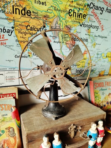 Ventilateur vintage fonte - vintage, en