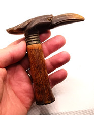 Canne pommeau tête oiseau