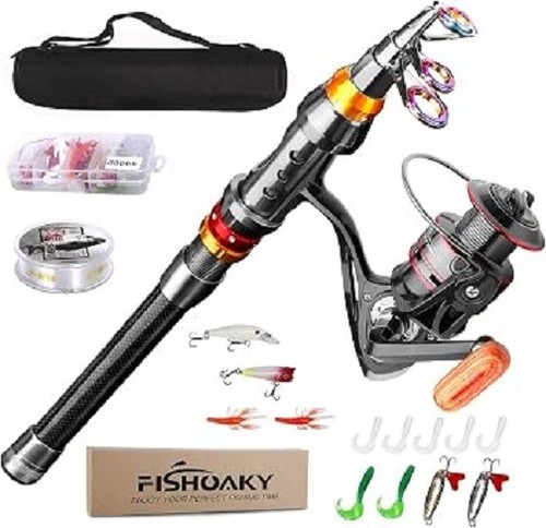 Telescopic fishing rod carbon - telescopic, rod,