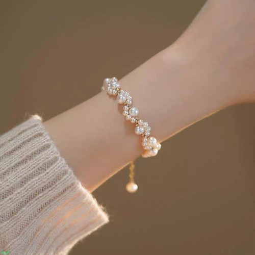 Bracelet perle patte chat - perle,