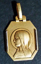 Médaille religieuse plaqué