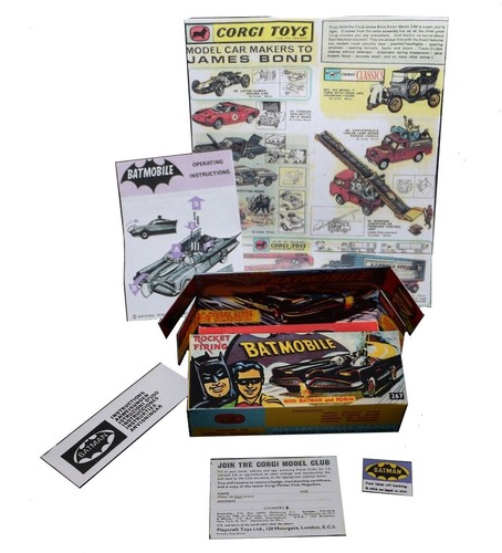 Corgi toys boîte - box, repro