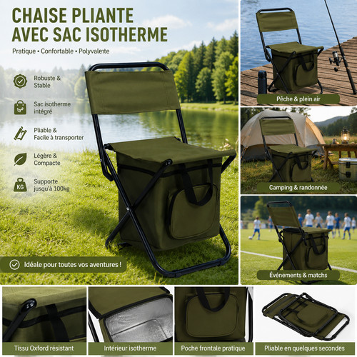 Chaise pliante camping avec - pliante,
