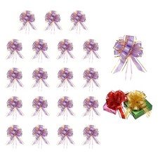 20 Noeud Organza 9 Pouces