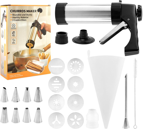 Stainless steel churro maker - steel,