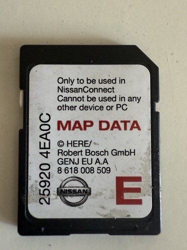 Nissan trail map data sd - map,