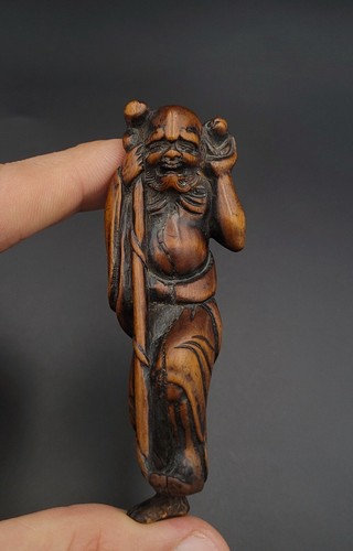 Netsuke gama sennin au - -,