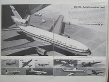 8/1970 PUB MCDONNELL DOUGLAS DC-10 AIRLINER DC-1 DC-2 DC-3 DC-7 DC-8 ORIGINAL AD