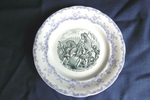 Ancienne assiette parlante - ancienne,