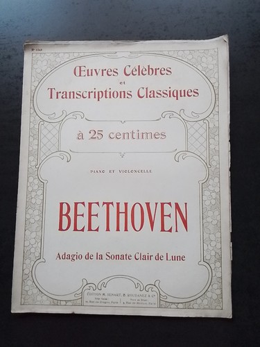 Partition beethoven adagio - partition,
