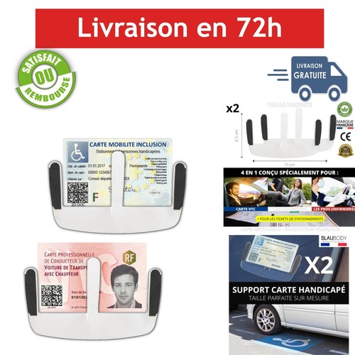 Porte carte handicapé - carte,