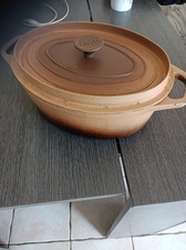 Cocotte en fonte émaillée  29 cm, made in France invicta Vintage