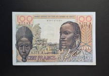 Billet 100 francs de l'Afrique
