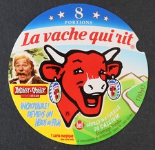 Etiquette fromage VACHE QUI RIT 8 portions ASTERIX 170g 364S Rabier VQR 85