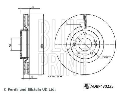 Disque frein essieu - disque,