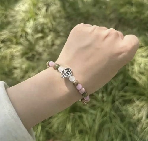 Bracelet femme rhodonite - rhodonite, &