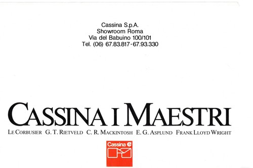 Cassina maestri vintage - cassina,