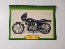 carte Fiche Moto Passion harley Davidson XLCR 1000 édition Atlas