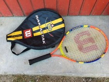 RAQUETTE TENNIS ENFANT WILSON RAK ATTAK + HOUSSE