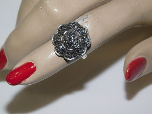 Bague vintage style - bague, fleurs