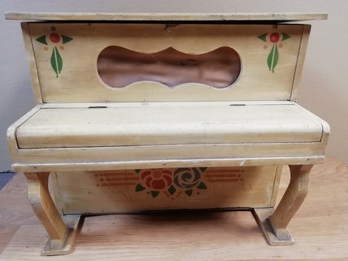 Ancien piano jouet bois - piano,