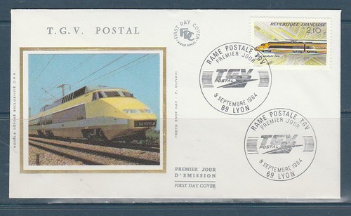 Enveloppe 1er jour train - enveloppe,