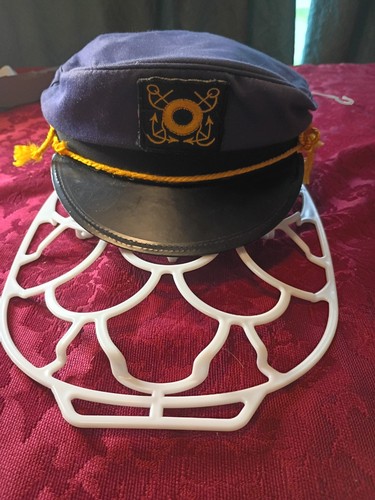 Navy blue yacht - blue, hat