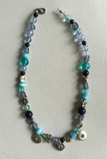 TOUR DE COU/ COMPOSITE/ METAL ARGENTE/ COEUR/ VINTAGE