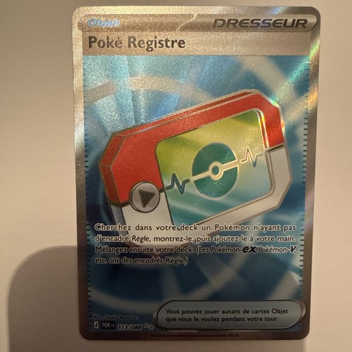 Carte pokémon poké registre - pokémon,