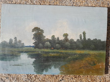 peinture ancienne vaches