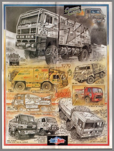 Poster camion rétro - poster,
