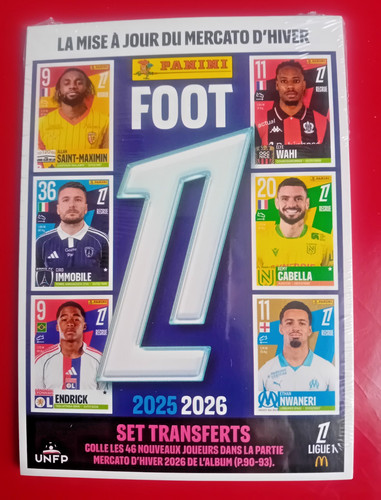 Panini foot 2026 set transfert - 2026,