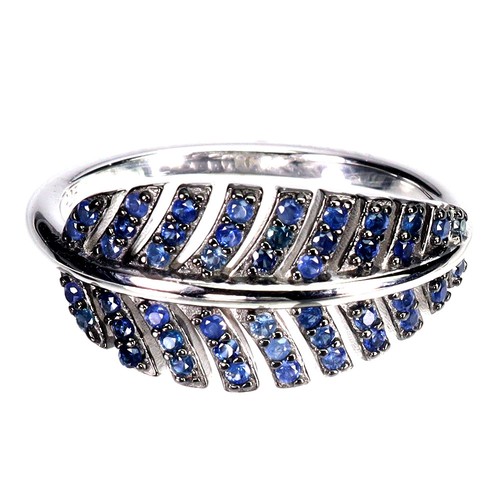 925 bague argent - 925, saphir