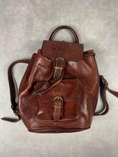 Sac à dos marron vintage