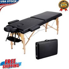 Wooden 2-Section Massage Table