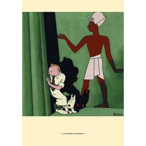 Carte postale moulinsart - carte,