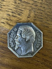 Jeton Argent Octogonal