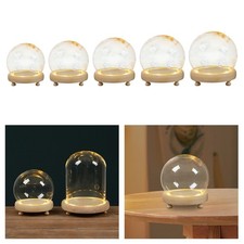 Dôme Cloche à Base En Bois