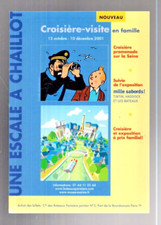 Tintin. Carte postale ESCALE A CHAILLOT. 2001.  Etat neuf
