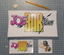 lot 3 stickers autocollant joe