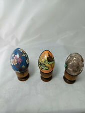 Lot de 3 oeufs de collection