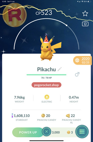 Shiny pikachu party hat - pikachu,