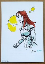 VALERIAN - Exlibris LAURELINE avec mise en couleurs originale - 150 ex