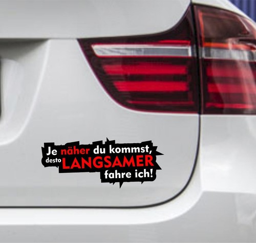 Autocollant voiture plus - autocollant, de