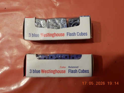 Flash cubes 3 blue - ,