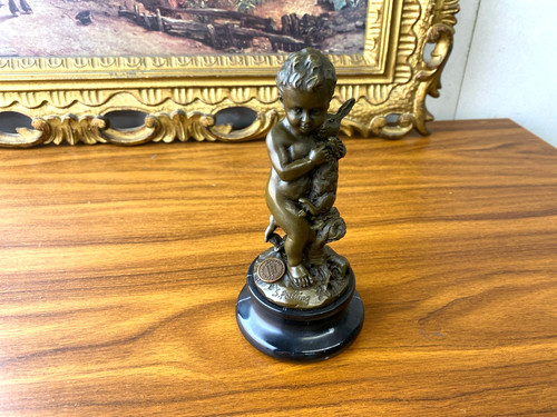 Sculpture bronze petit - bronze, un